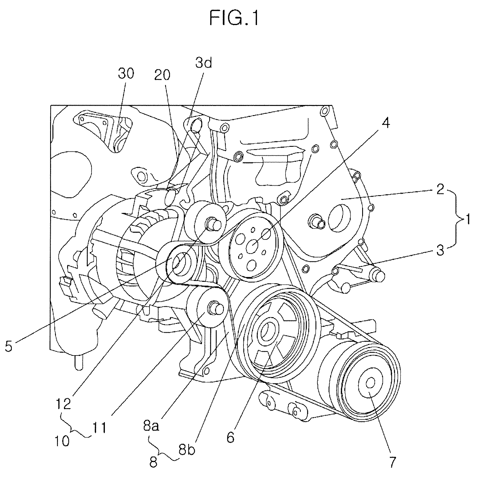 Belt driven electric starter system