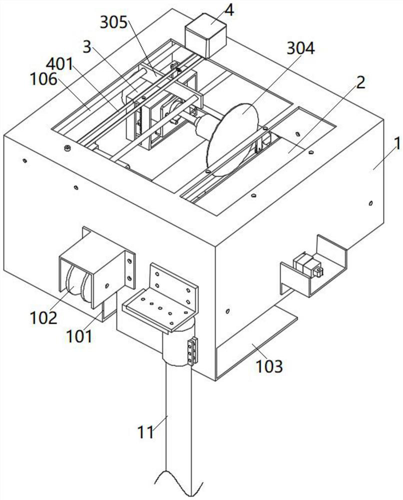 Dismounting device for insulator binding wire