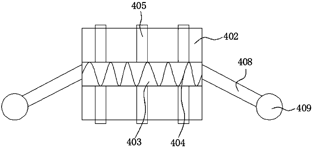 Pipeline cleaning device for loose removal of solidified moss on inner wall of pipeline