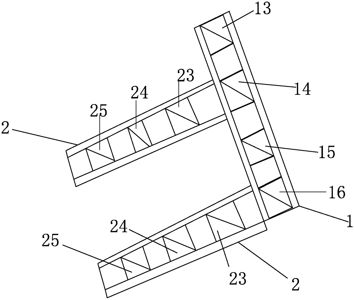 Production equipment for sticking non-woven fabric to aluminous gusset plate