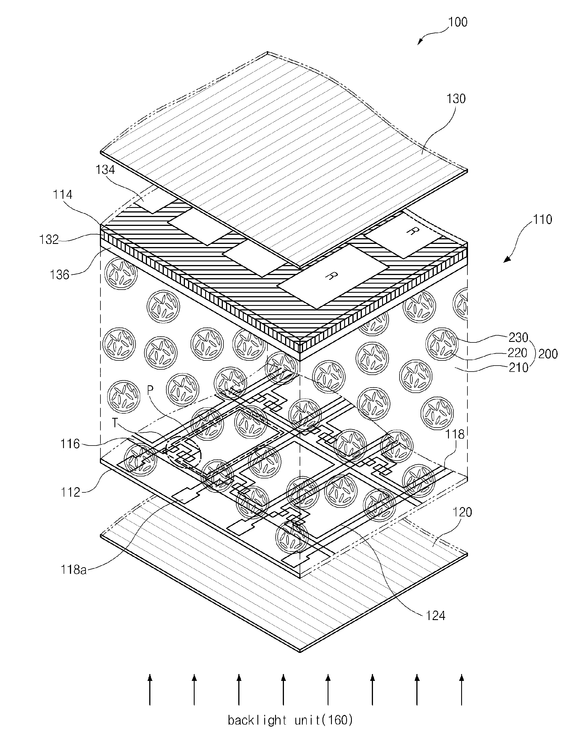 Liquid crystal display including nanocapsule layer