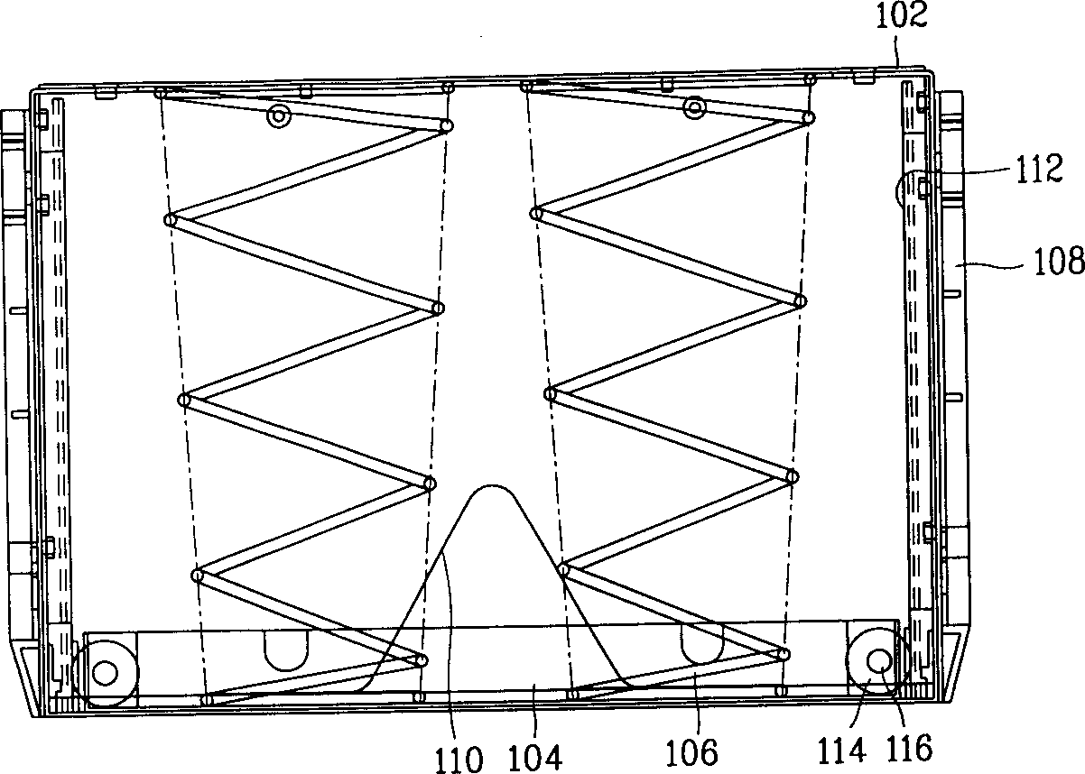 Napkin box for automatic distributor