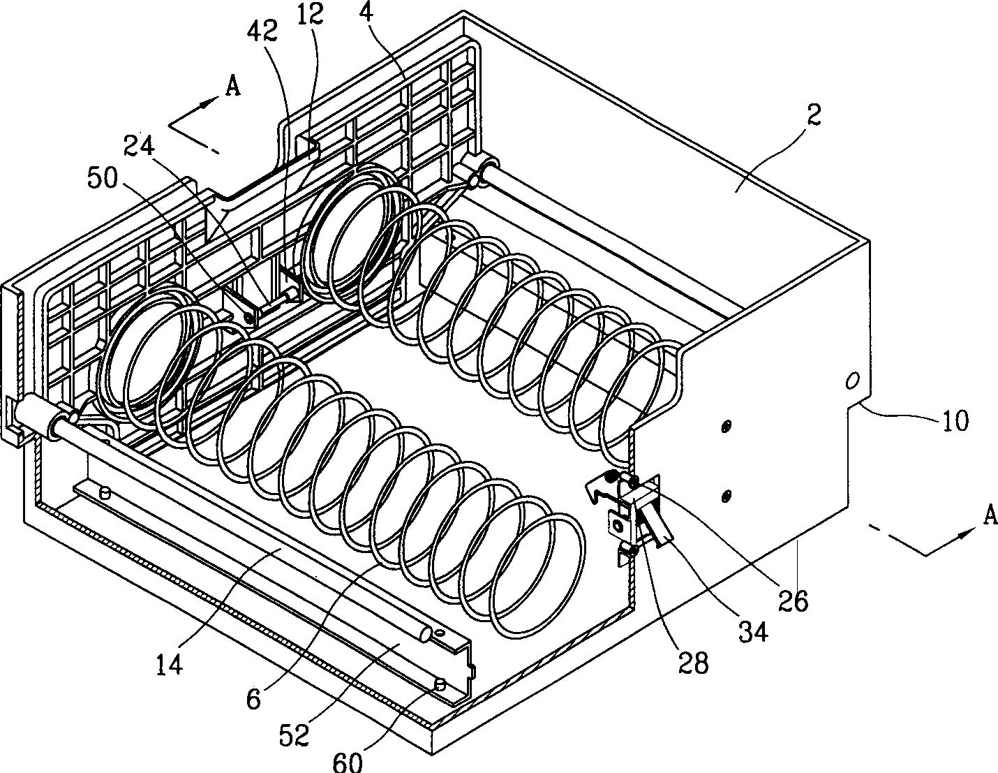 Napkin box for automatic distributor