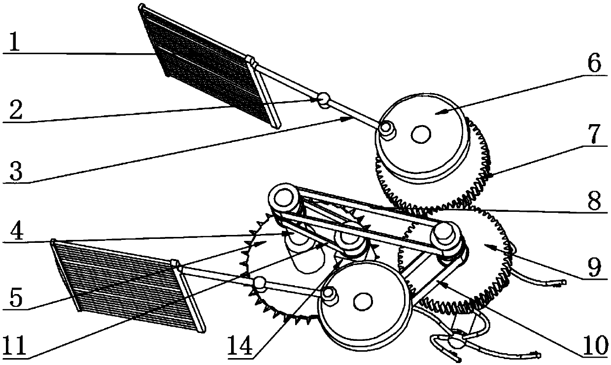 Taro harvesting device