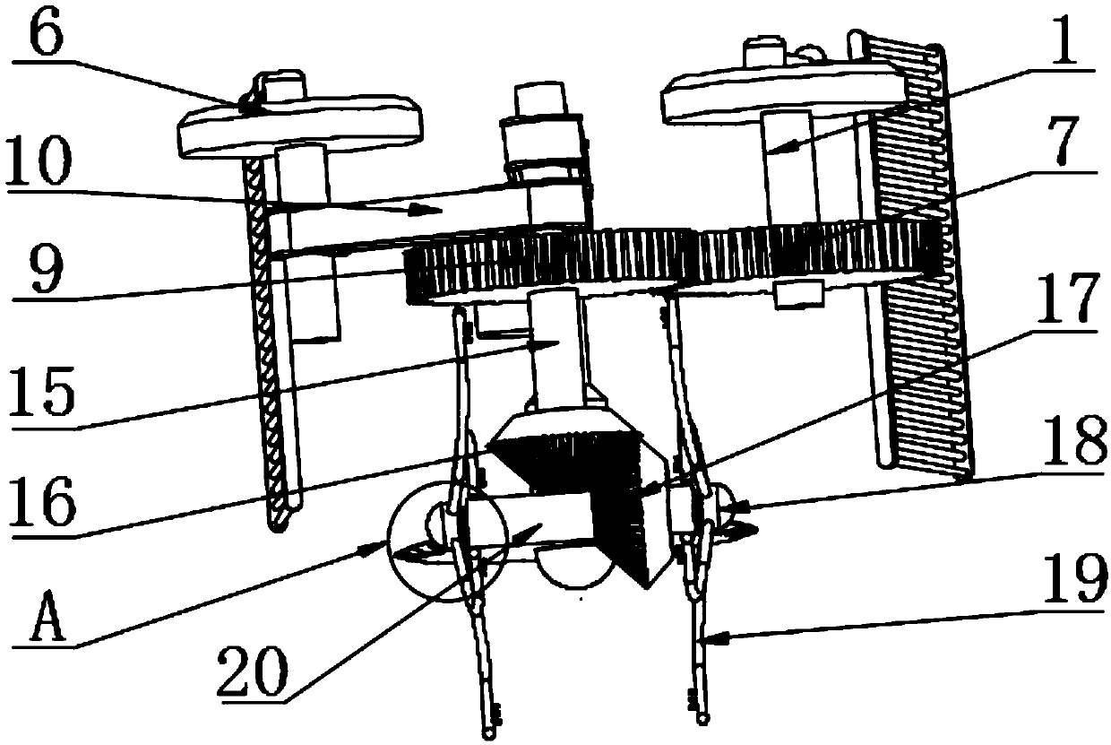 Taro harvesting device