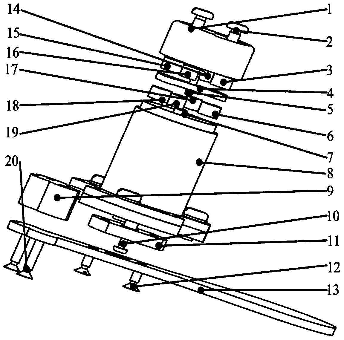 Shimmy damping device for spaceflight imaging load shutter