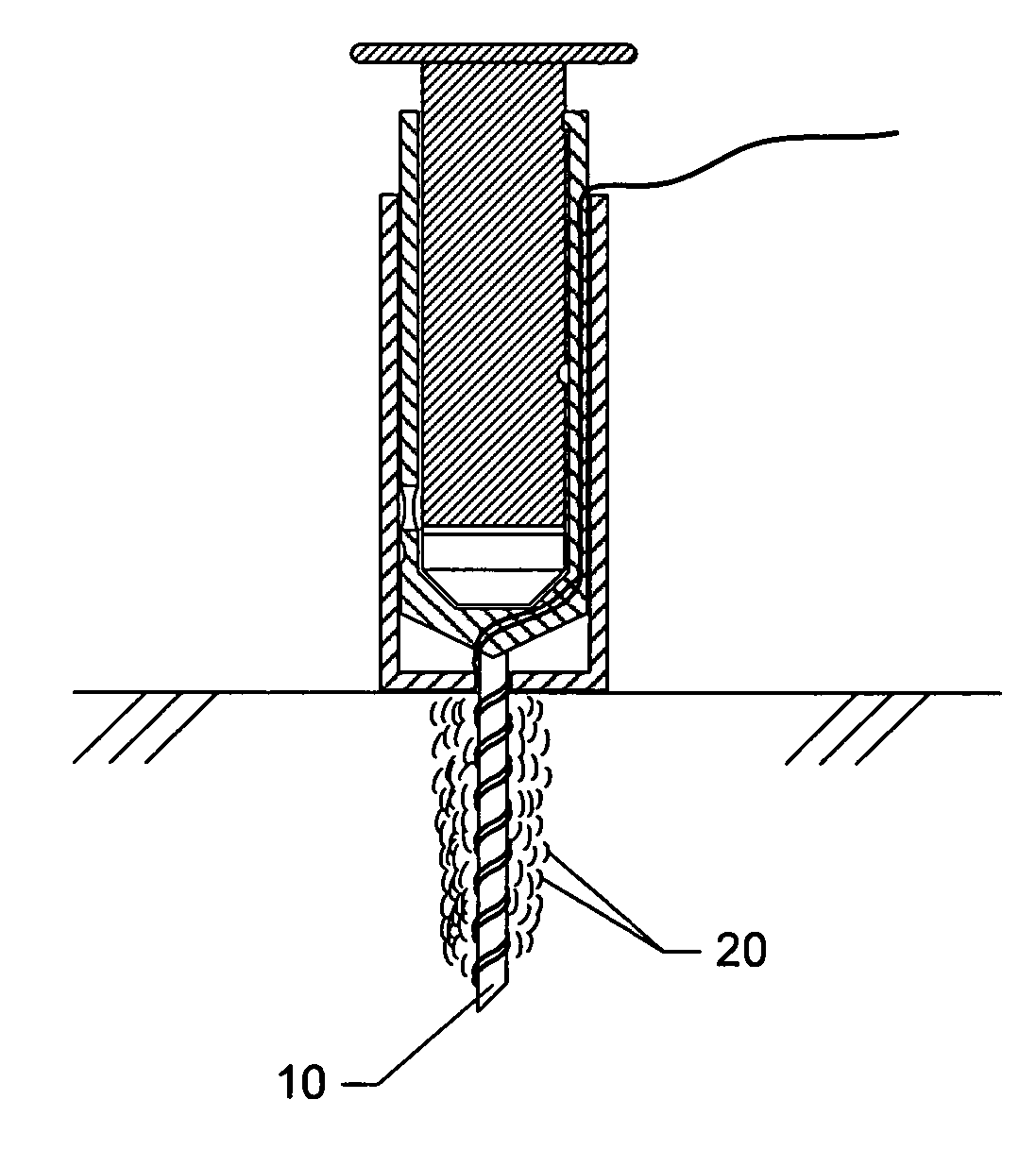 Device and method for single-needle in vivo electroporation