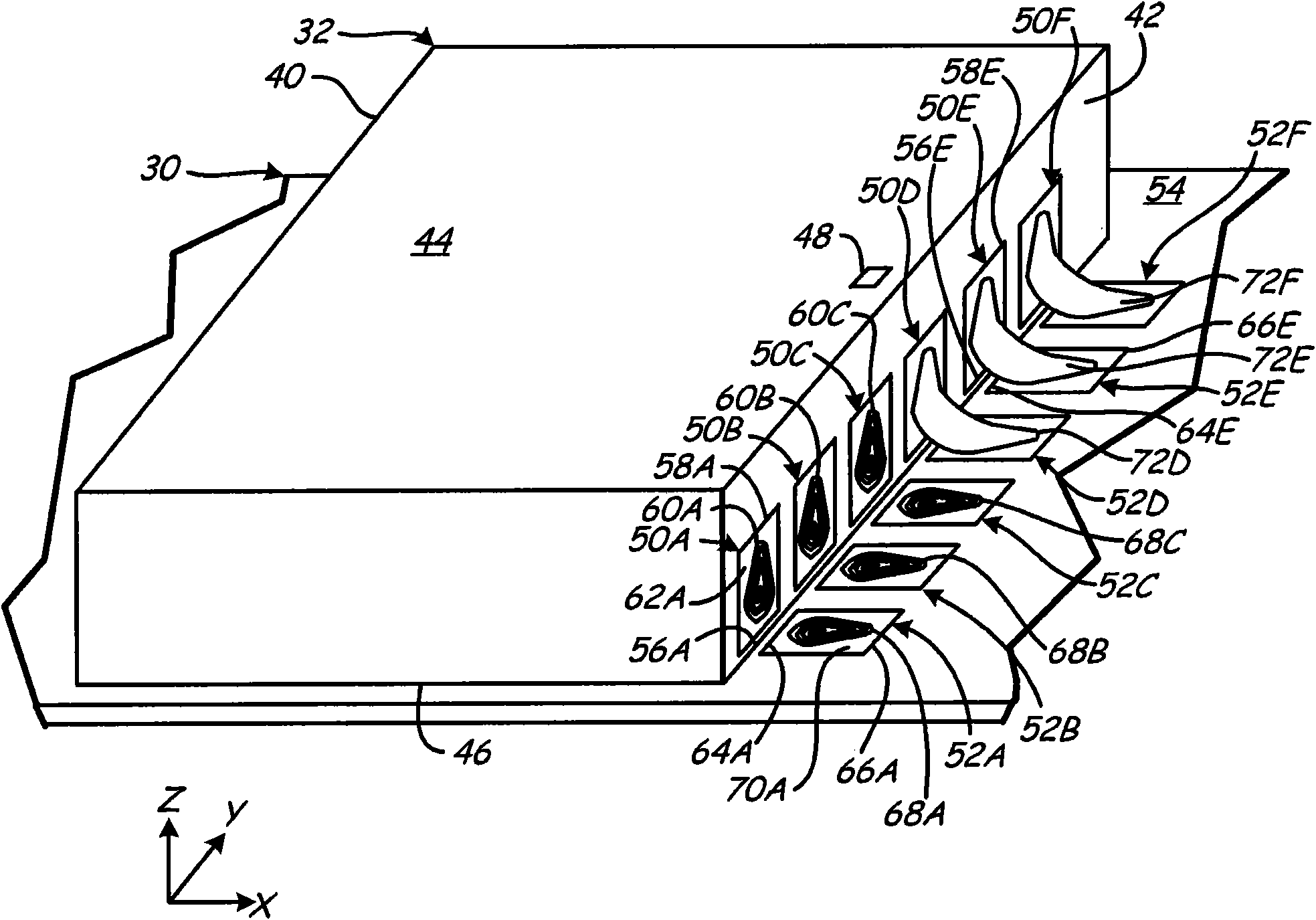 Slider bond pad with a recessed channel