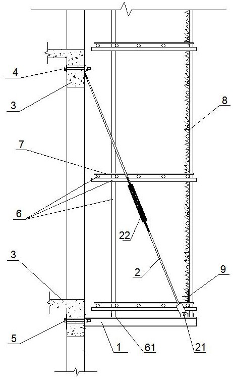 Structure and Construction Method of Flower Basket Cantilever Type Steel Bearing Beam