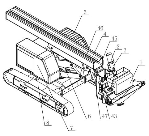 Multi-functional large-sized metal surface treating machine