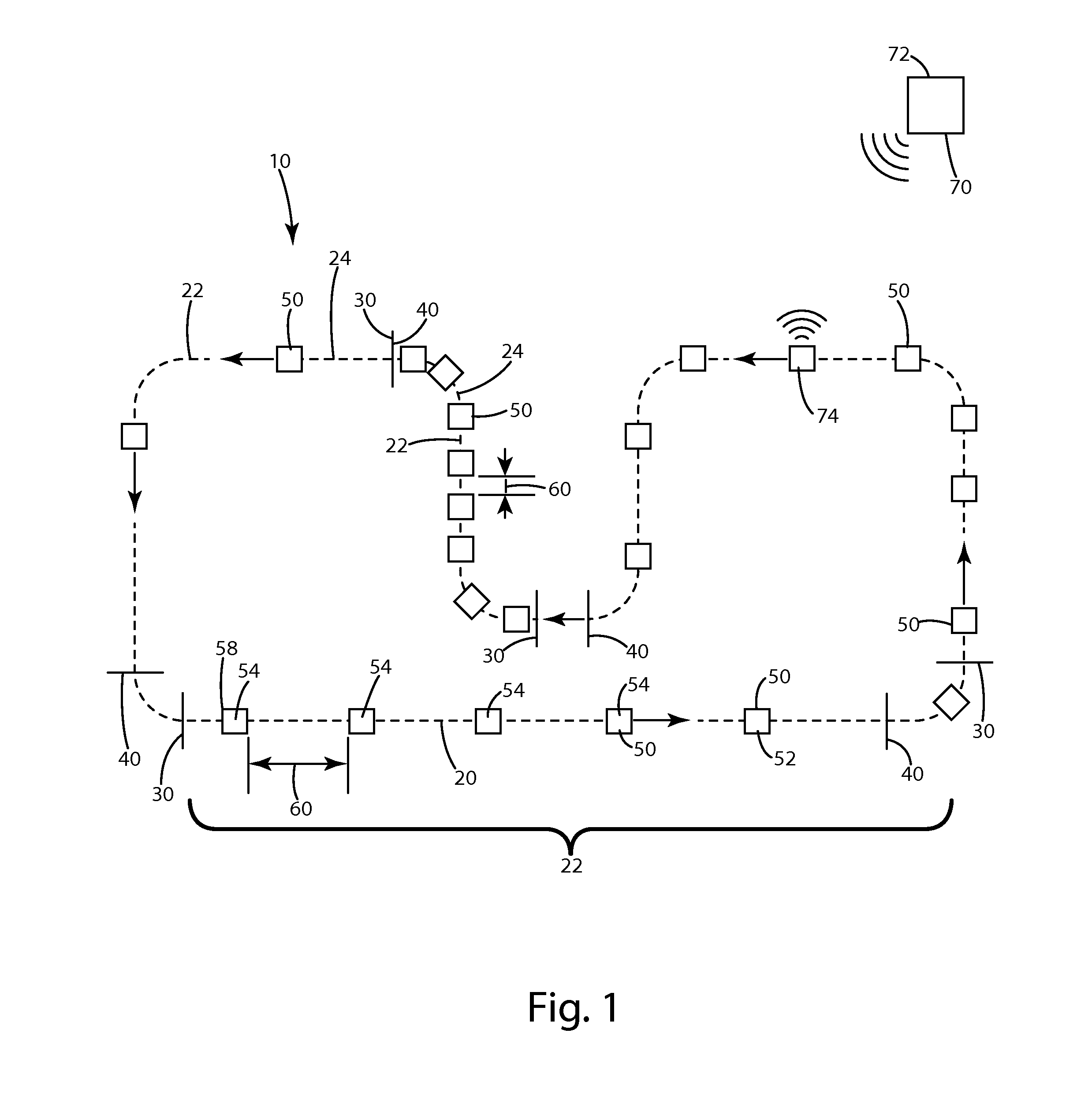 Method of material handling with automatic guided vehicles