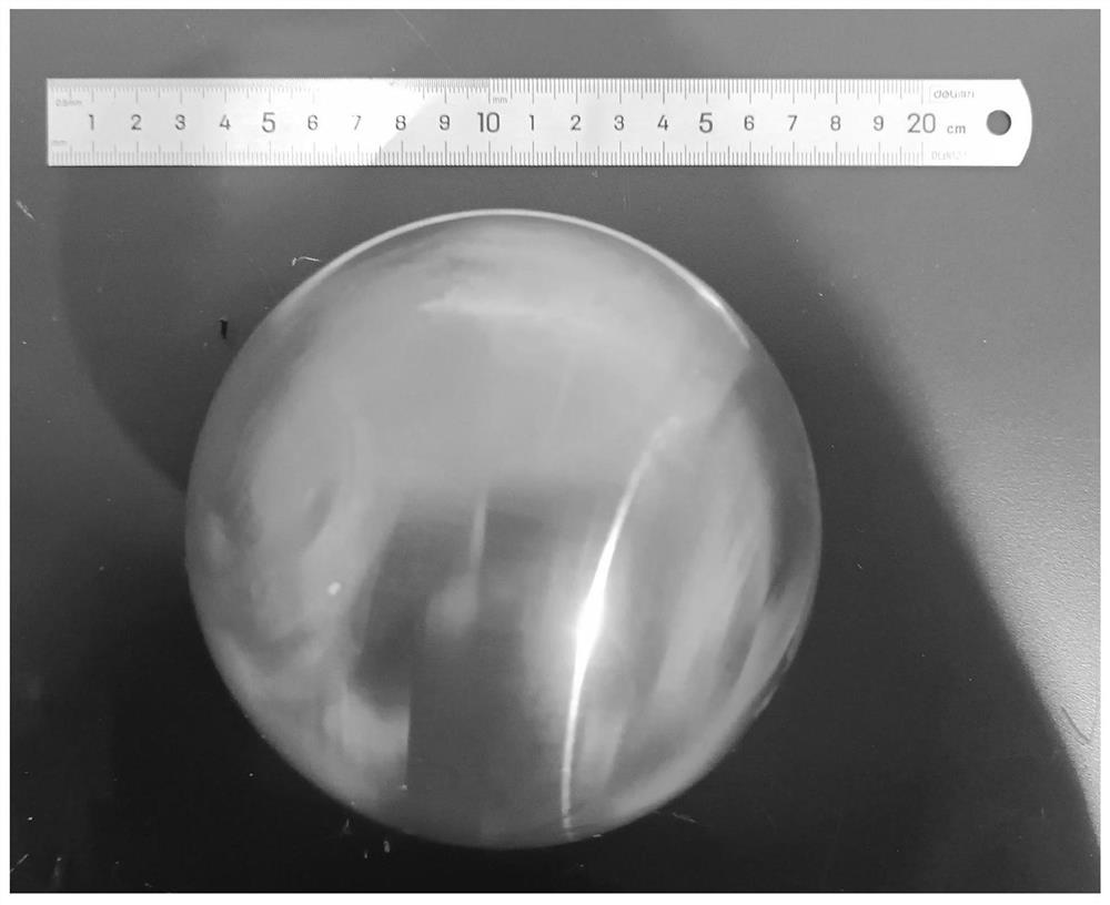 Large-size silicon nitride ceramic ball and preparation method thereof