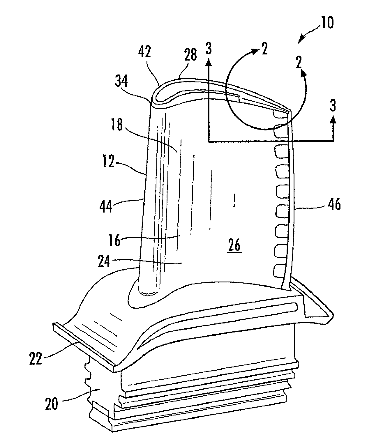 Turbine Blade Tip Cooling System