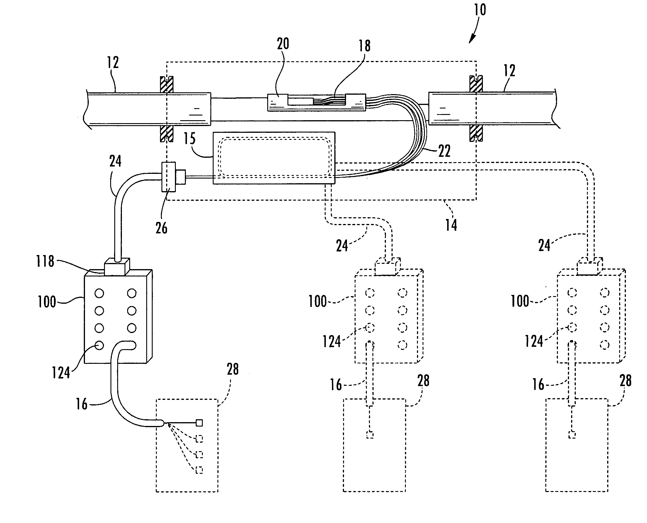 Multi-port optical connection terminal