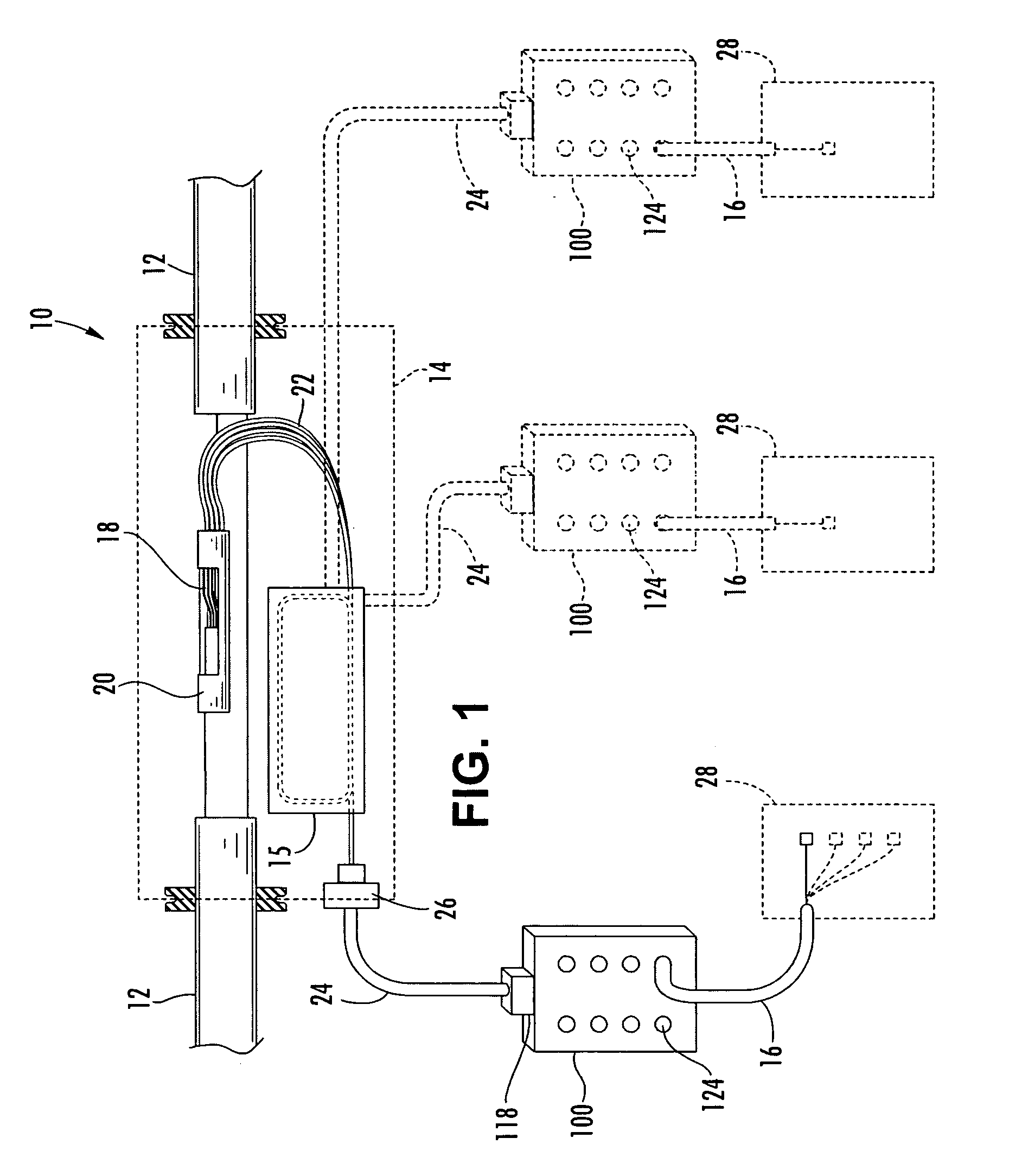 Multi-port optical connection terminal