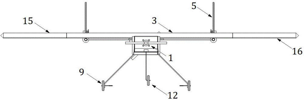 Long-endurance hybrid power UAV (Unmanned Aerial Vehicle)