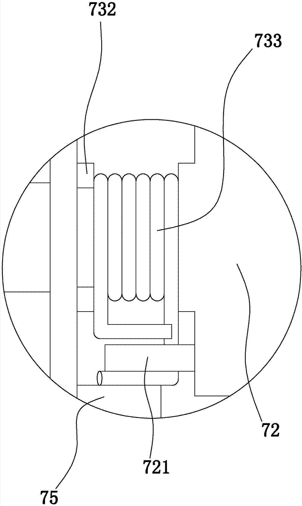 Circular pulling rope type blind