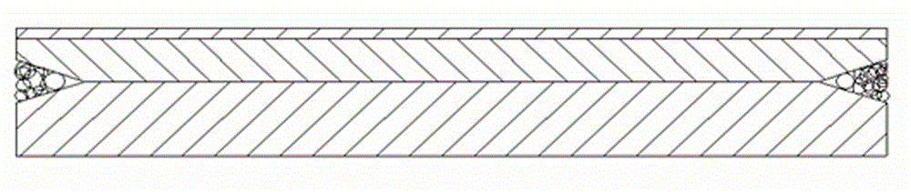 Production method for stainless steel single side composite rolls