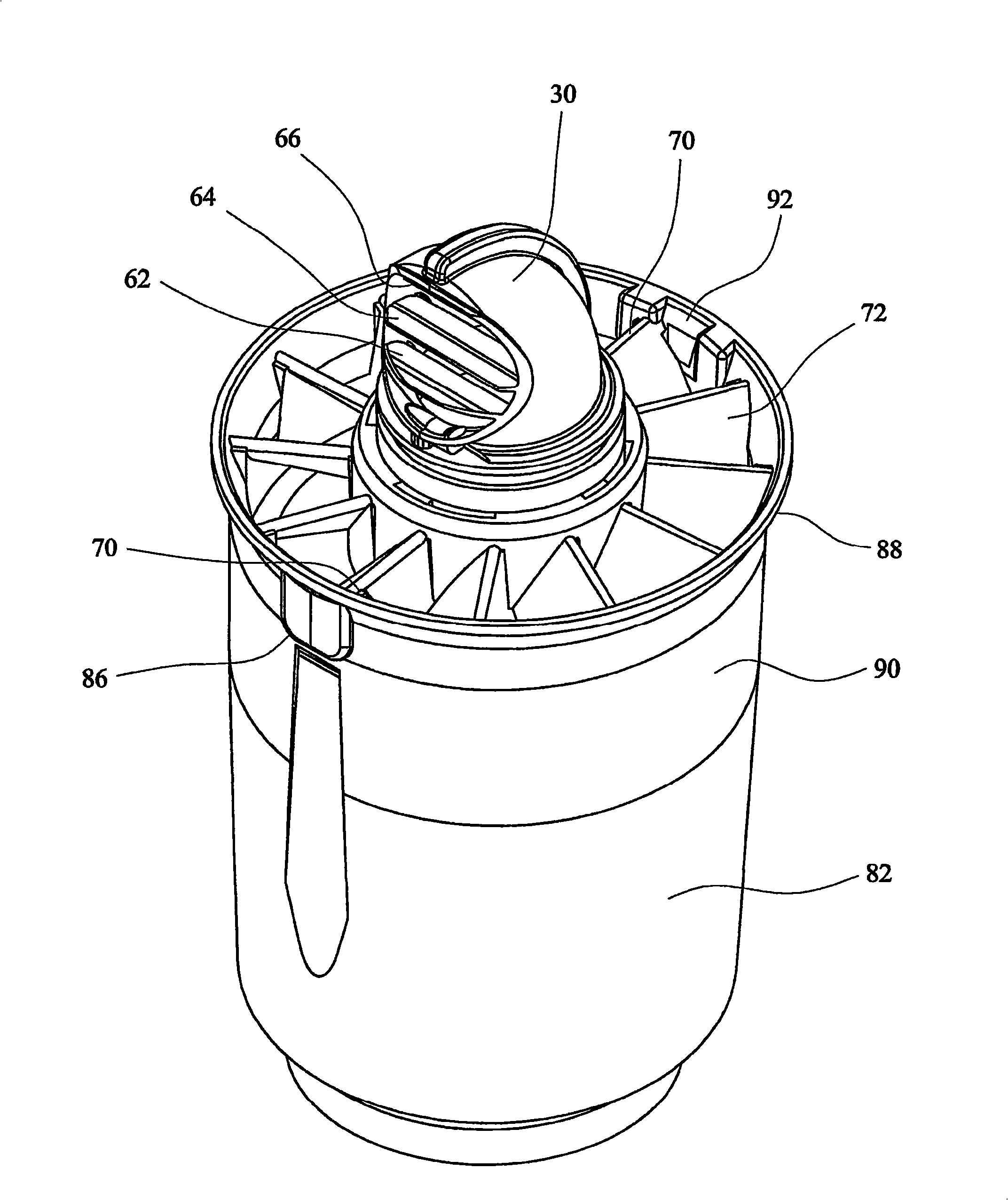 Separator assembly