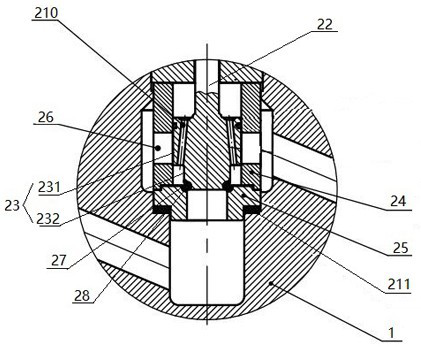 Anti-scouring high-pressure adjusting valve capable of achieving sealing and adjusting staggering and flow adjusting method of anti-scouring high-pressure adjusting valve