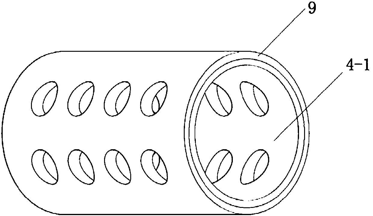 Hole interior variable-frequency vibration anti-reflection gas extraction method and device