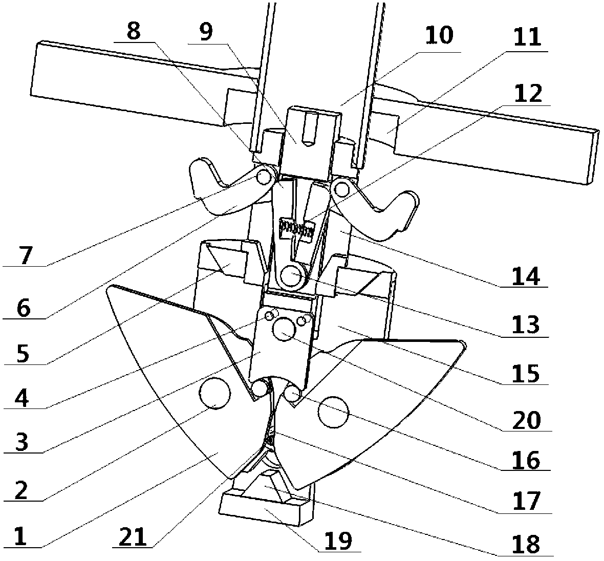 Symmetric lifting rod for lifting and carrying tires