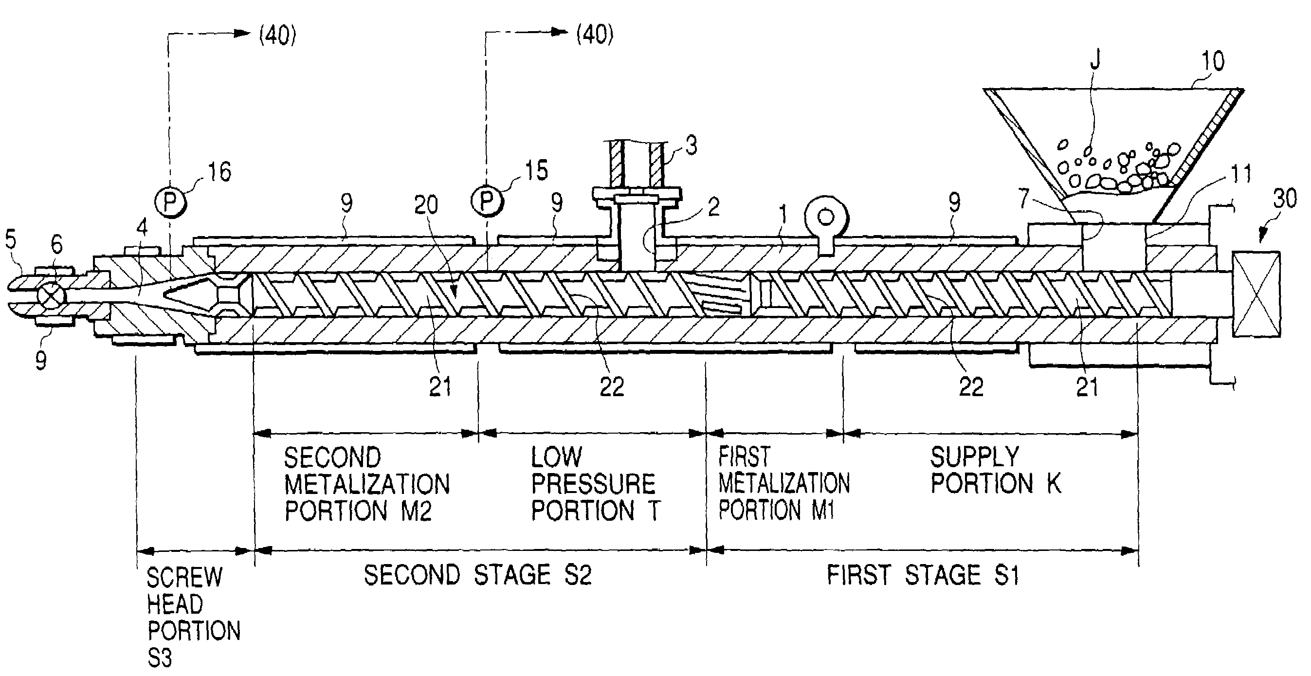 Method and apparatus for forming thermoplastic resin foam