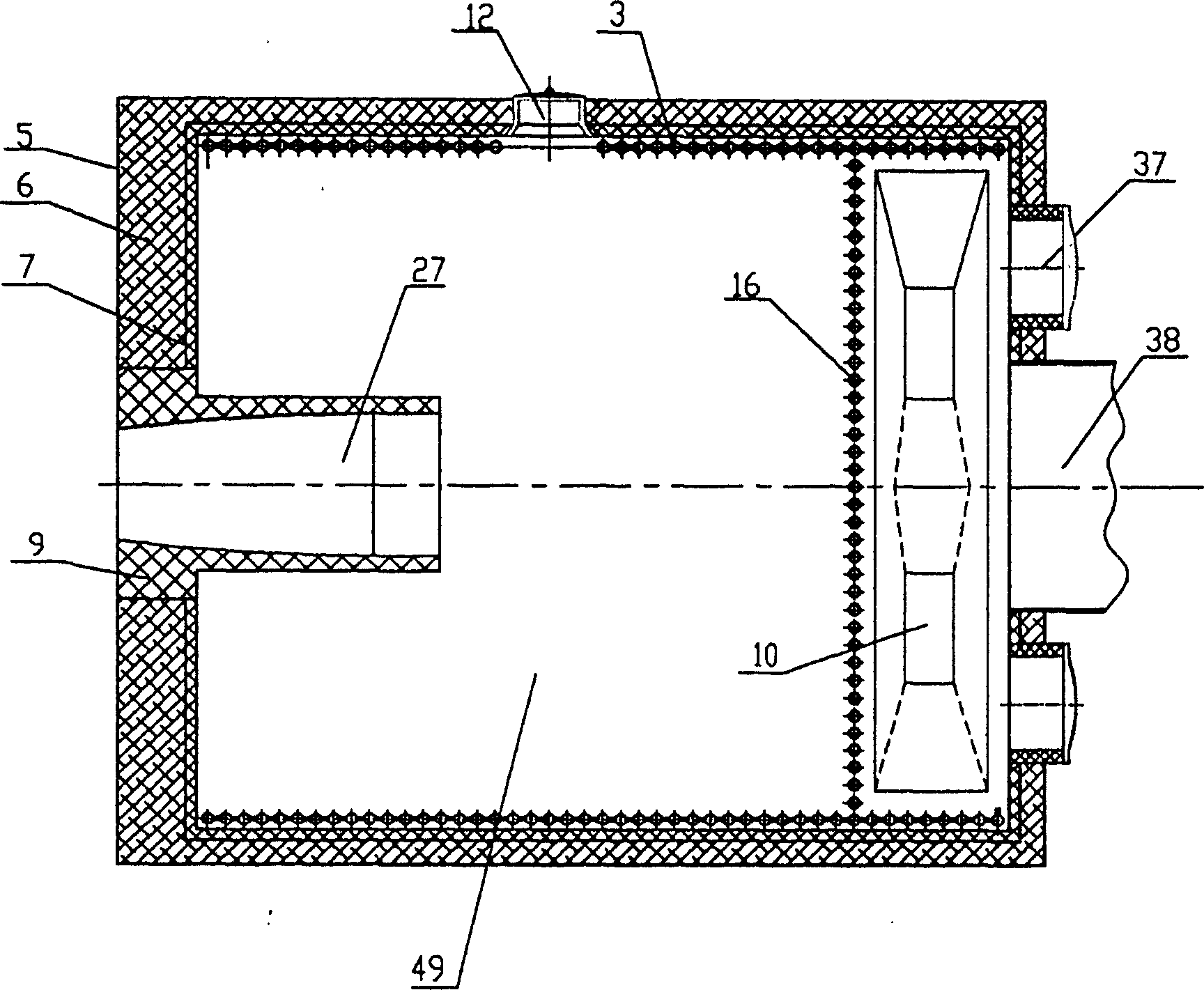 Industrial boiler of multi-fuel burning using ultrafine coal dust as main fuel