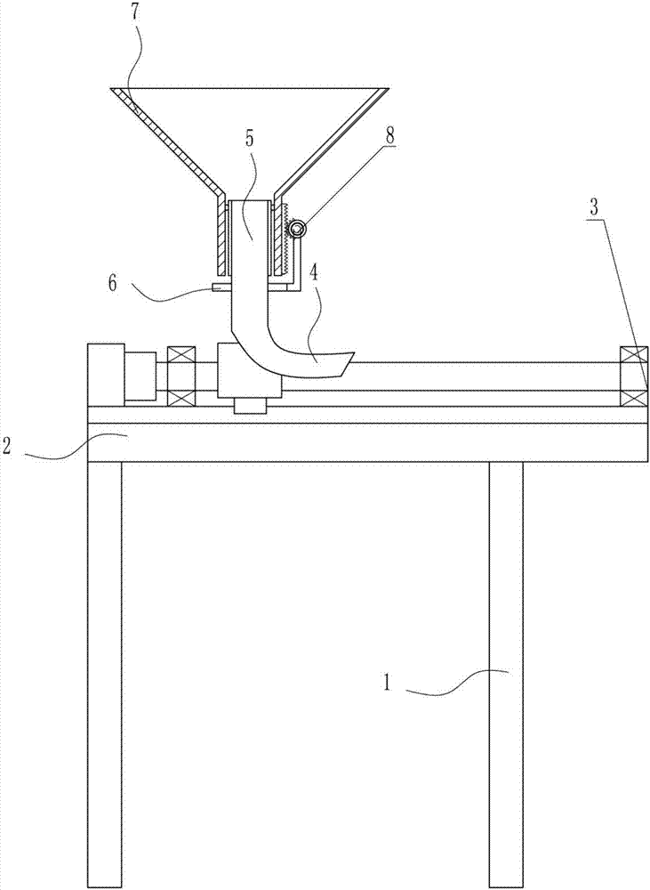 Feeding device for fish breeding