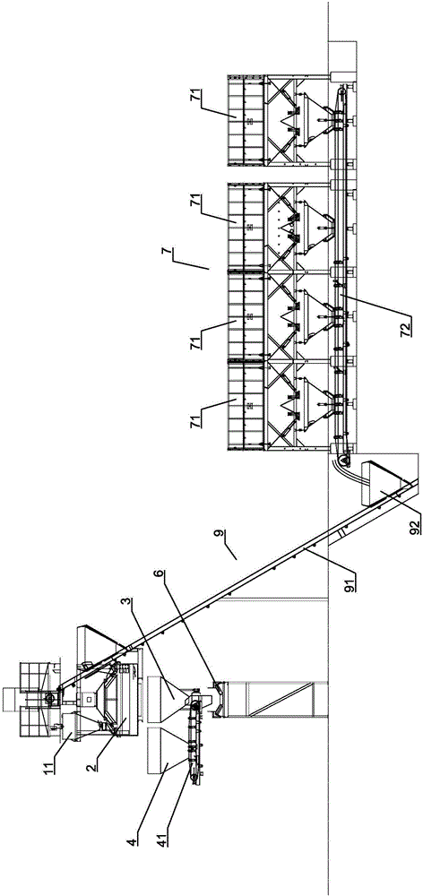 Concrete product color mixing system and control method thereof