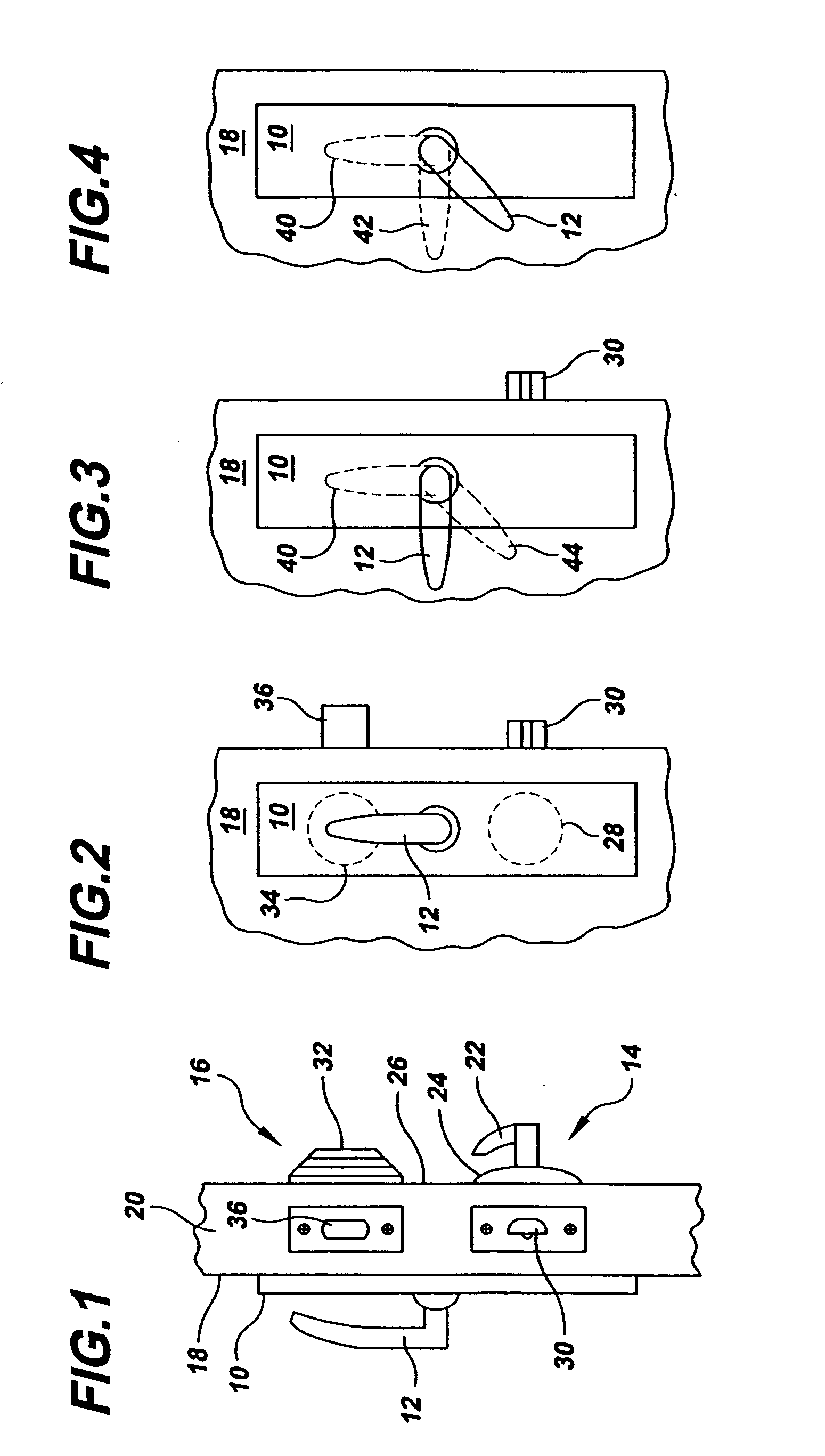 Independently interactive interconnected lock