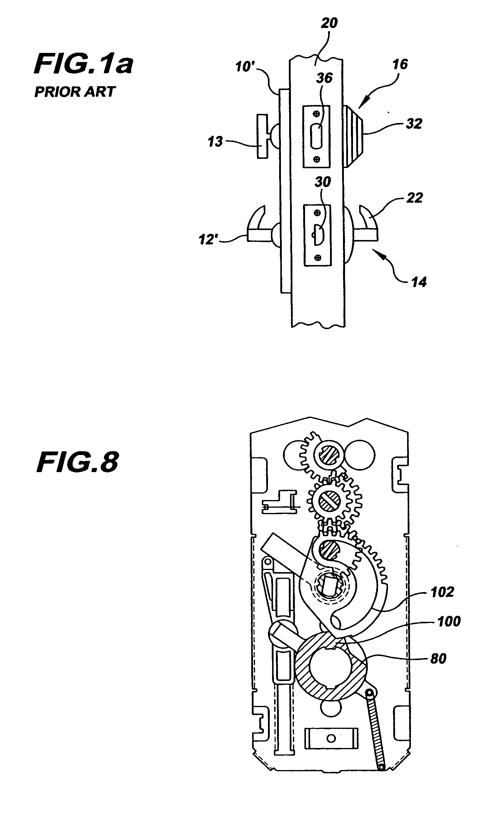 Independently interactive interconnected lock