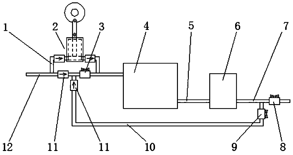 Crude oil pipeline anti-blocking device based on single-chip microcomputer control