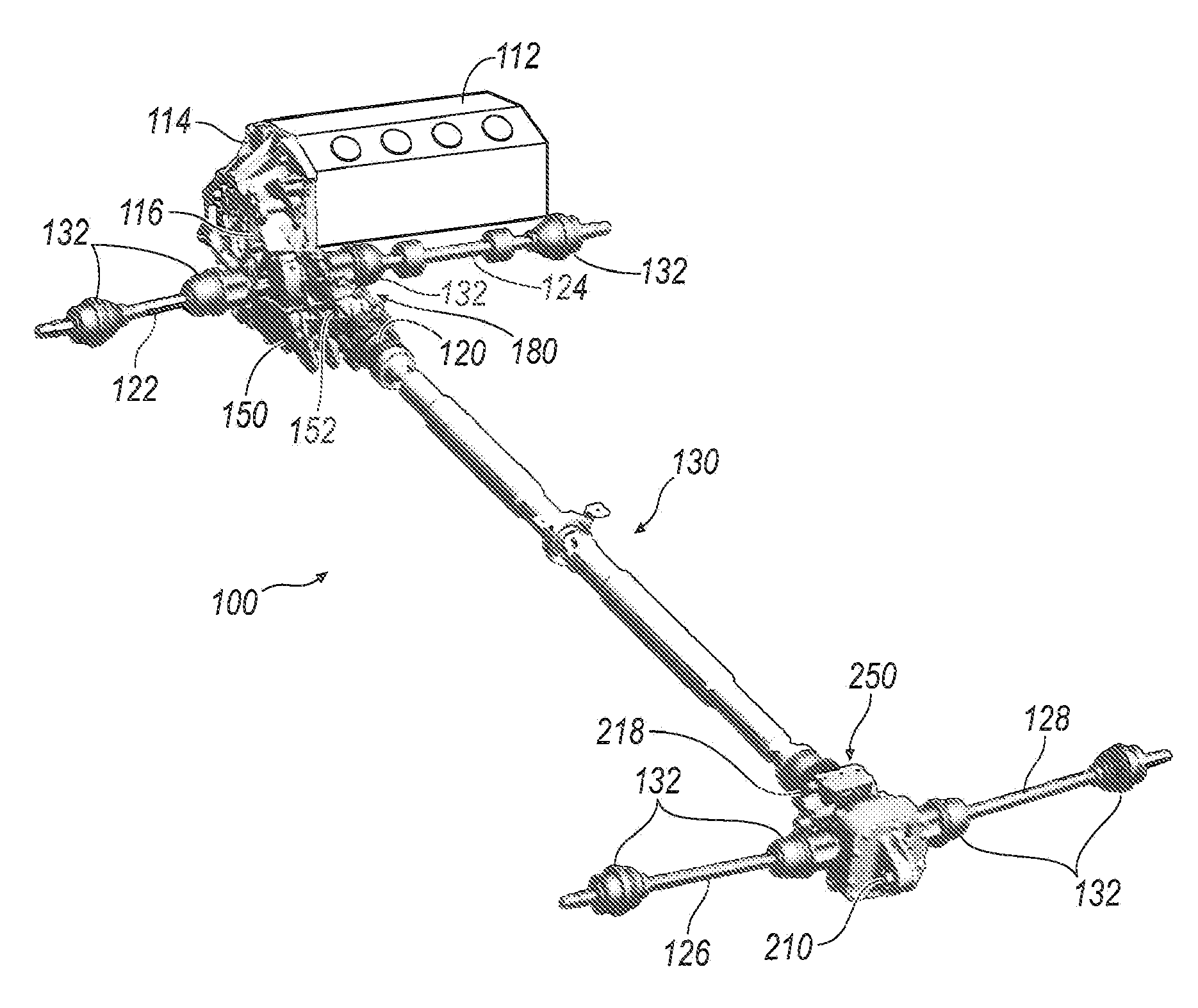 Power Transfer Unit Shaft Input