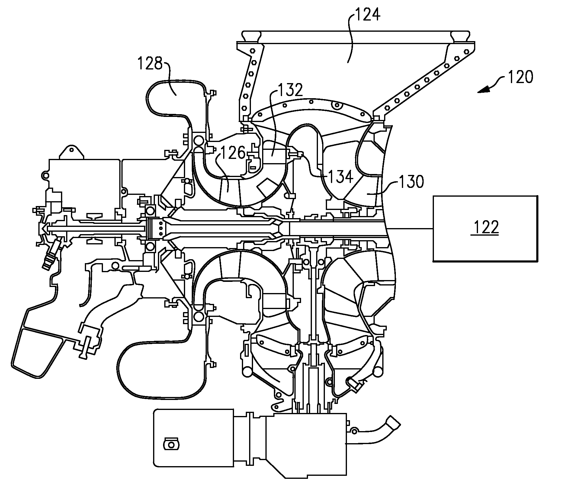 Inlet guide vane drive system with spring preload on mechanical linkage