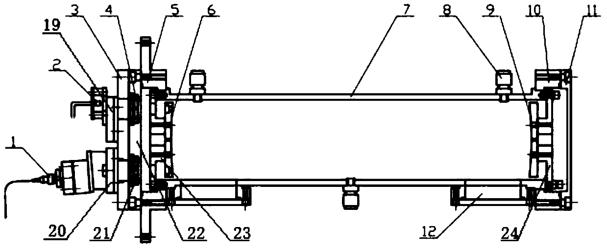 Laser multi-reflecting and absorbing tank for high temperature gas detection