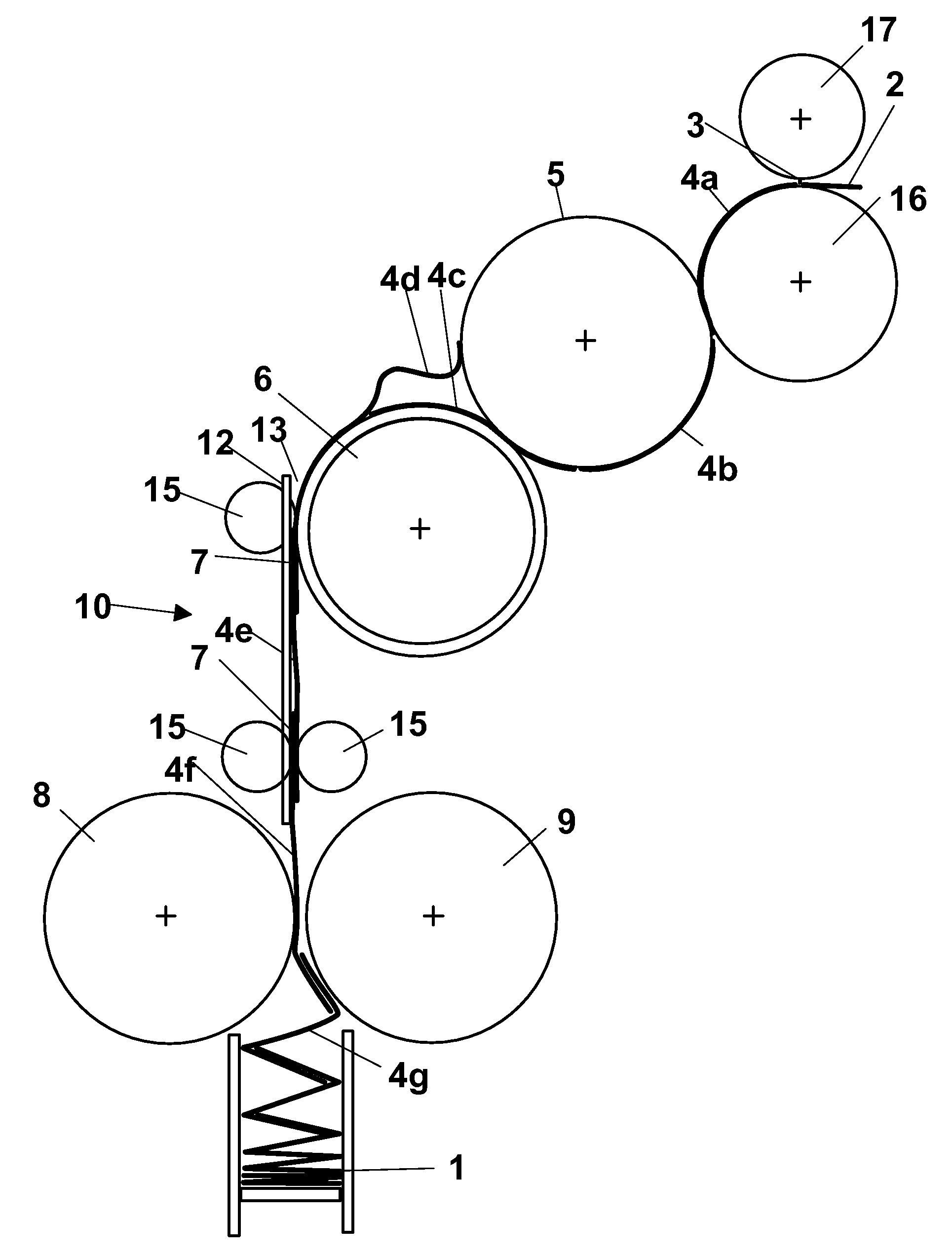 Structure of interfolding machine with adjustable cut-off