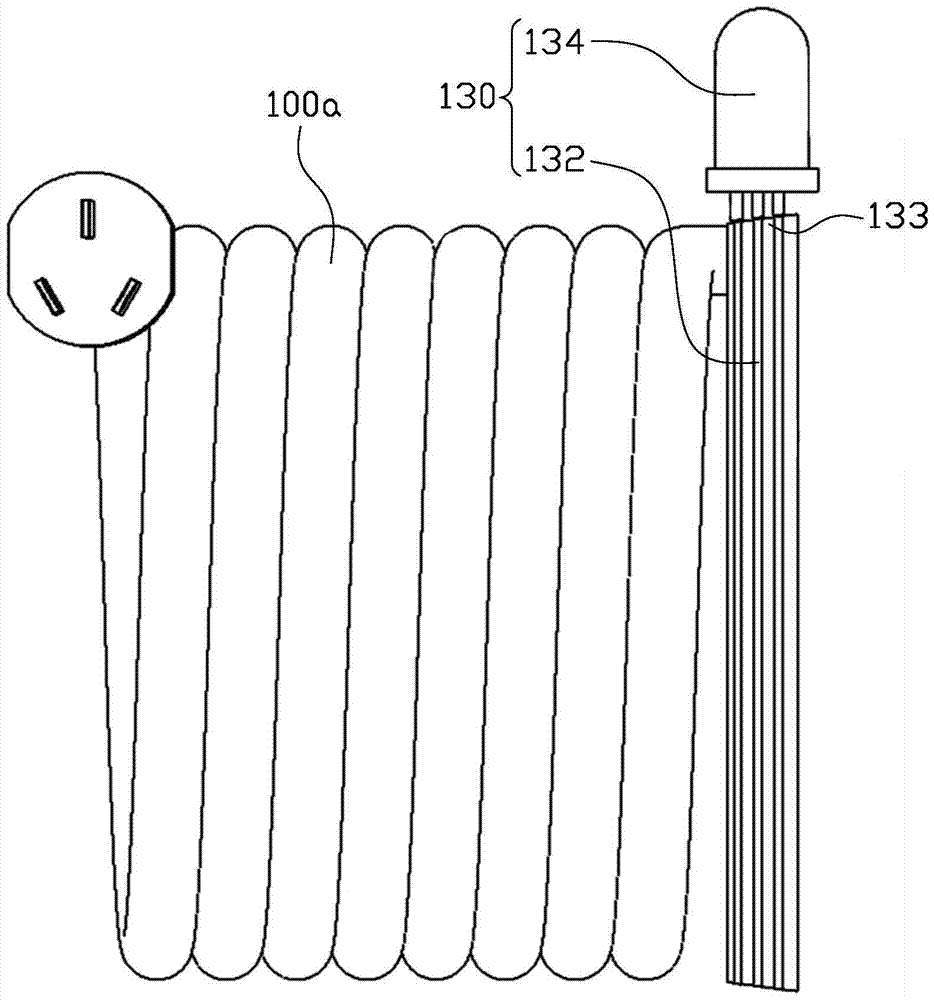 Electric wire retracting device and automobile