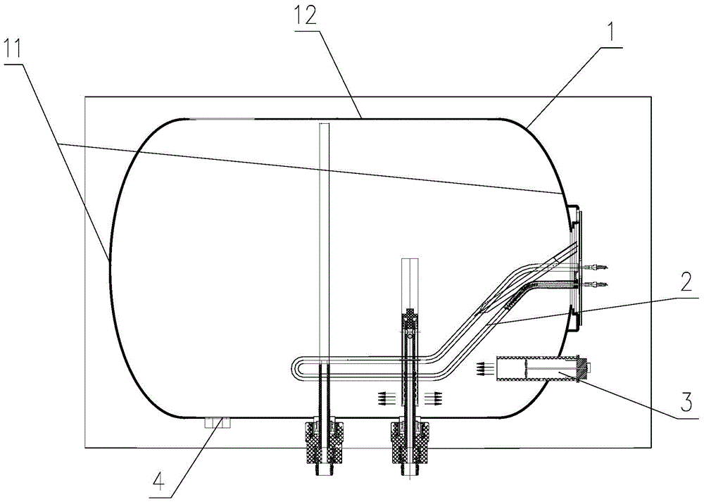 Heater body scaling delaying method and water heater