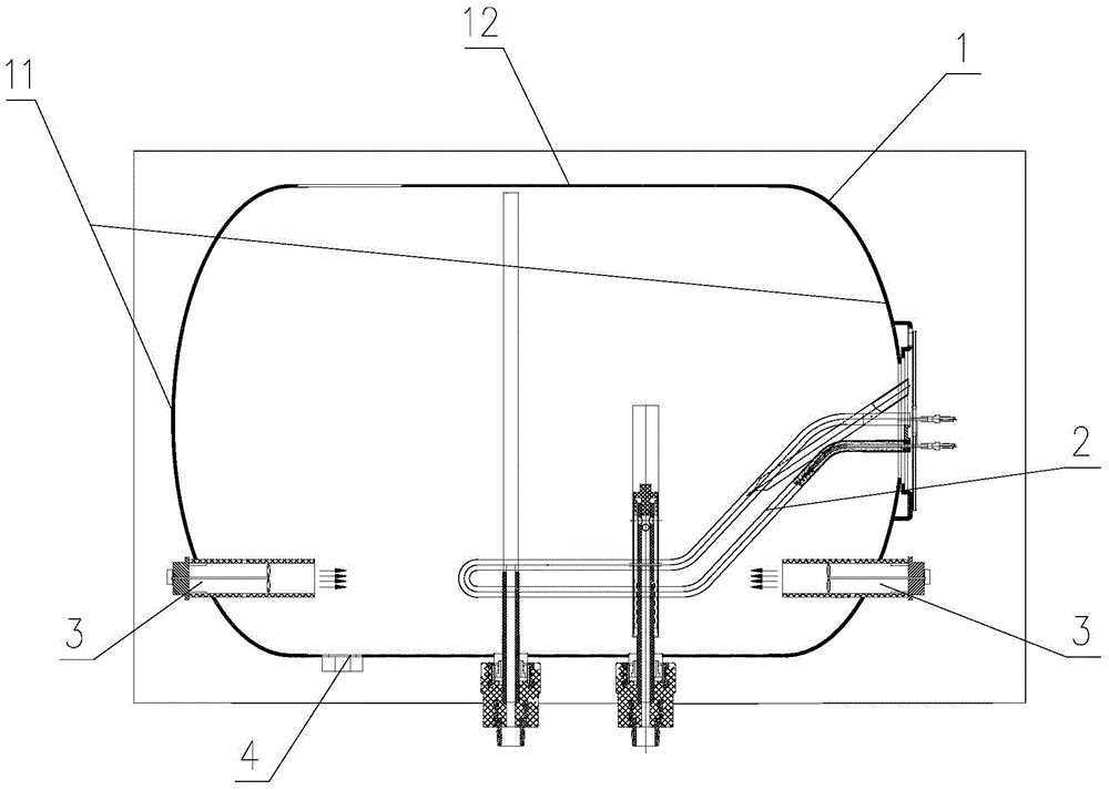 Heater body scaling delaying method and water heater