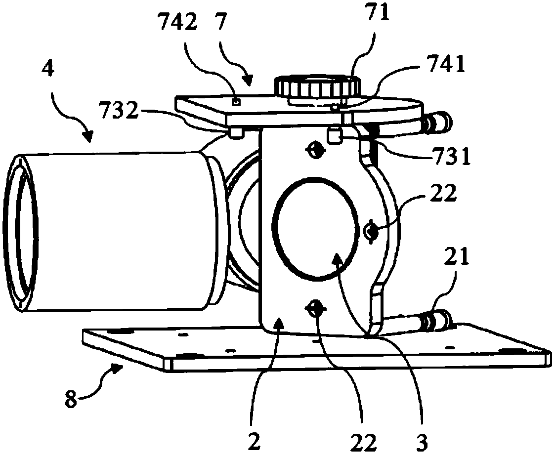 Optical path transmitting and reversing device and optical performance parameter detection system