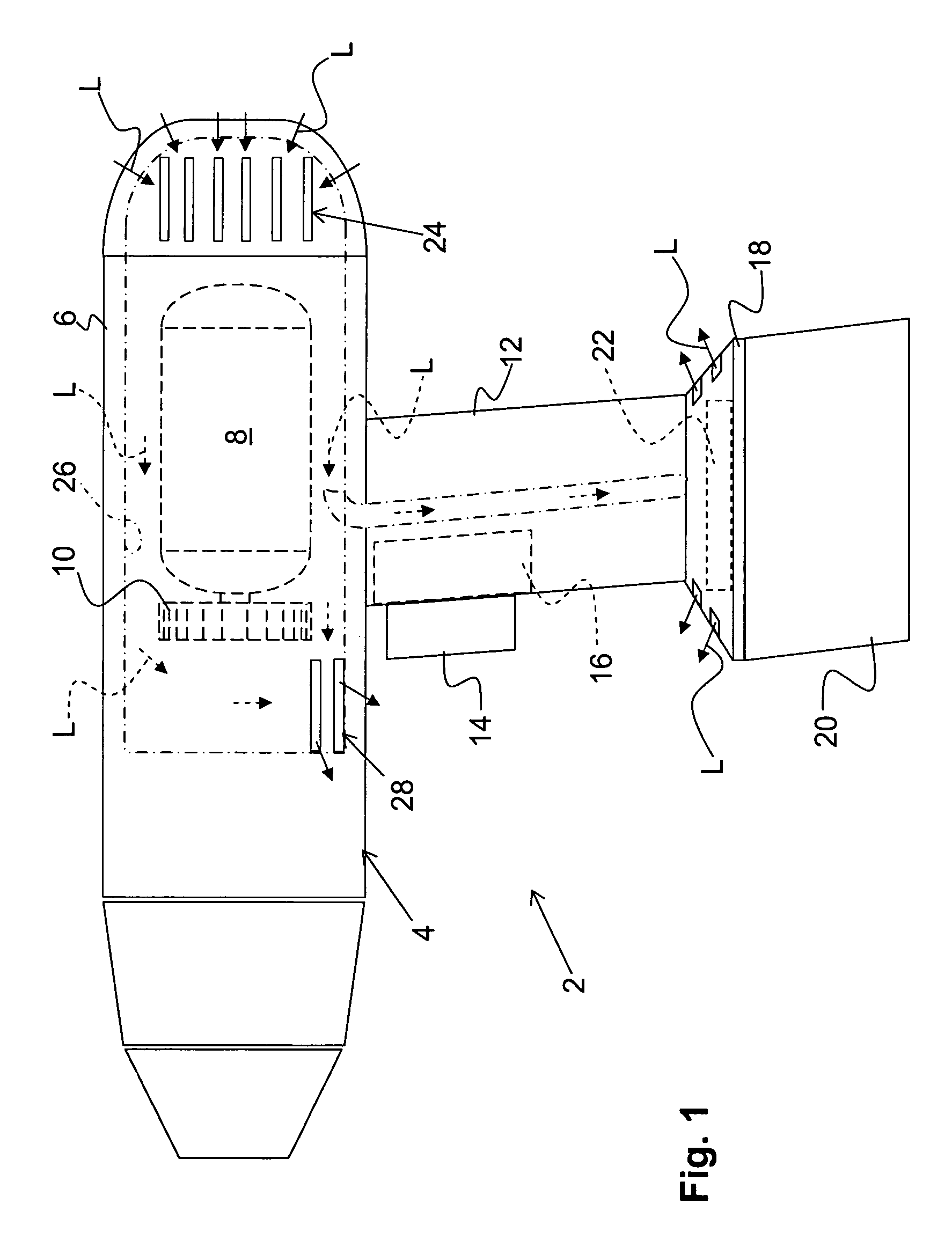 Electrical hand-held power tool with cooling of electronics