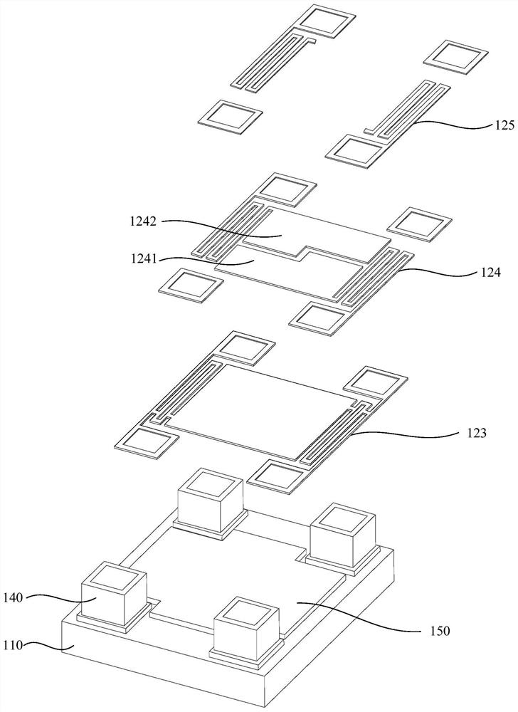 Infrared detector pixel structure and infrared detector