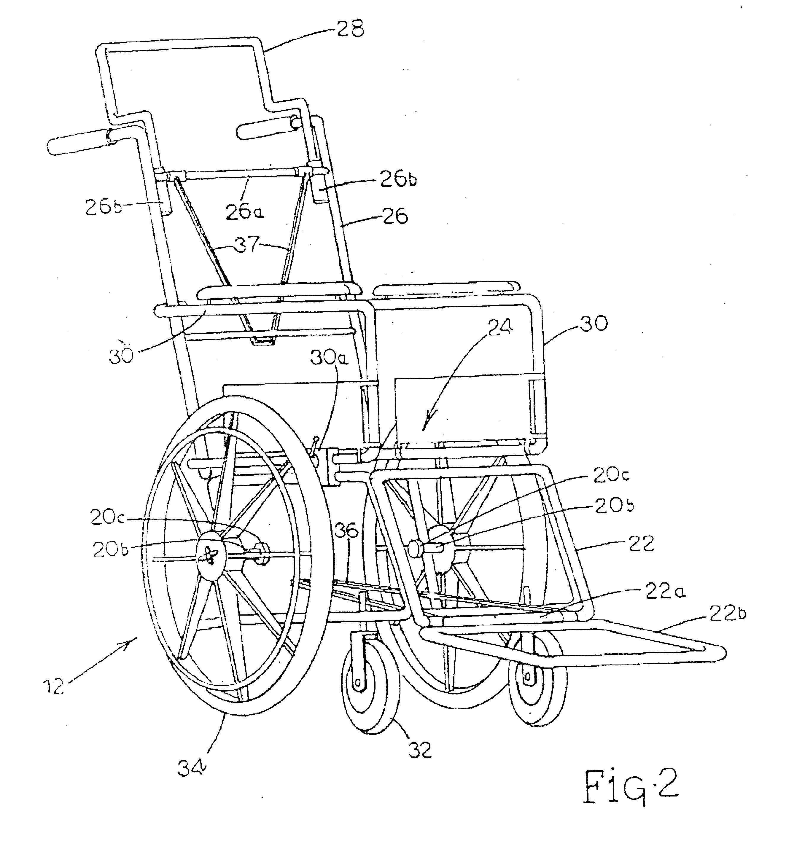 Convertible wheelchair and separate lift module for connecting to and elevating the wheelchair