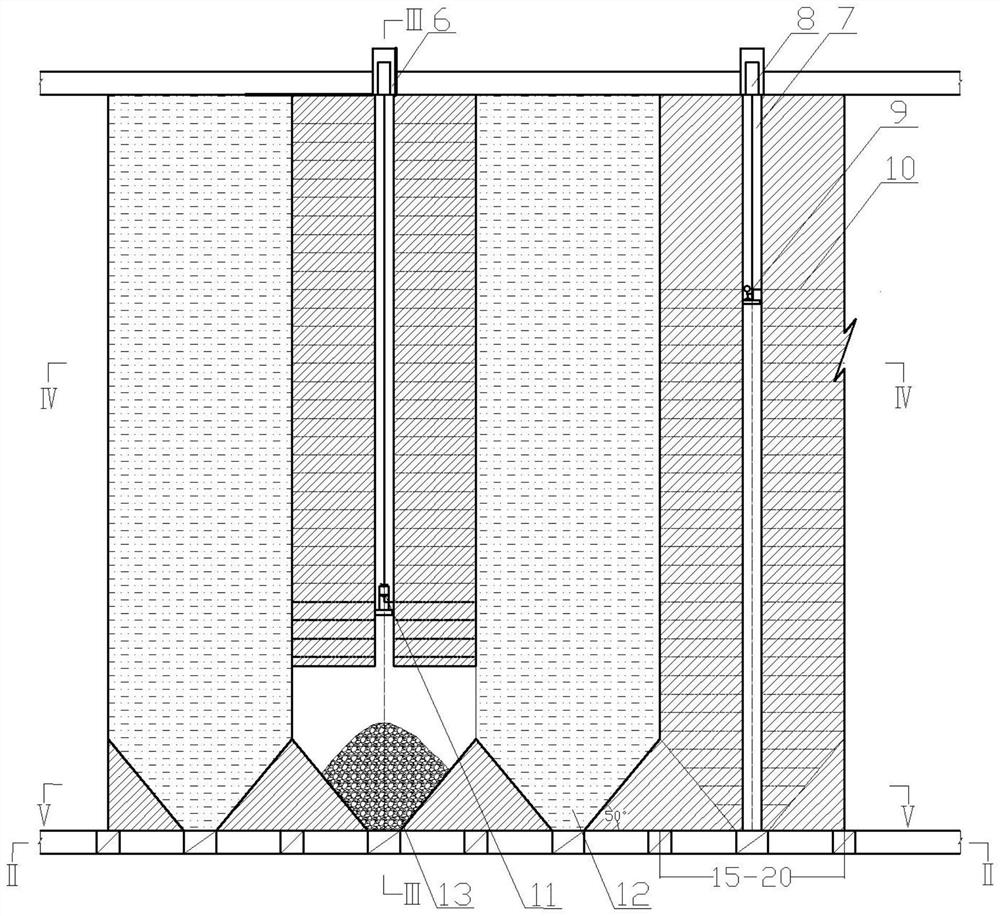 A mining method for thick and large ore bodies