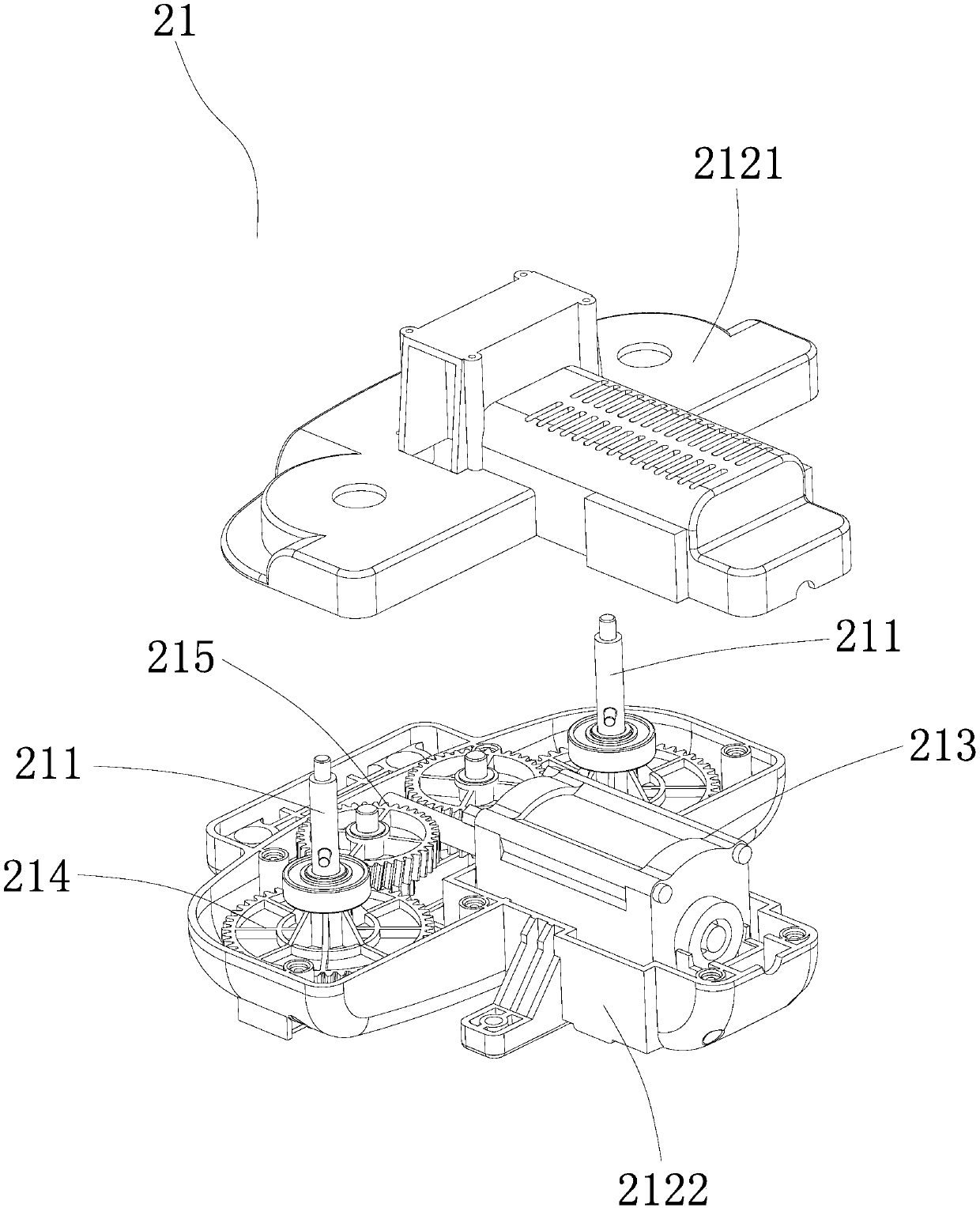 Seated weight reducing massage deVice