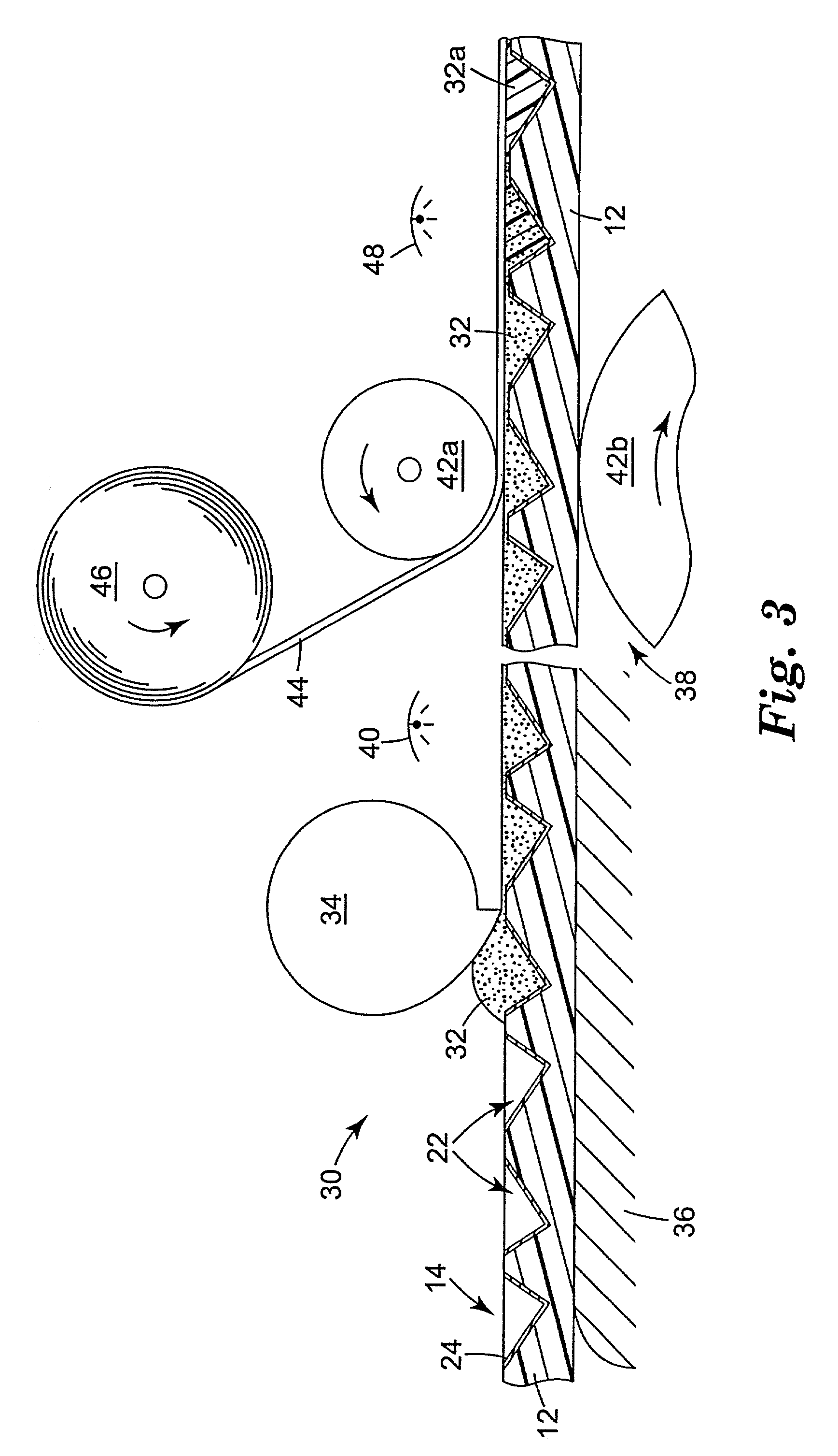 Cube corner cavity based retroreflectors with transparent fill material