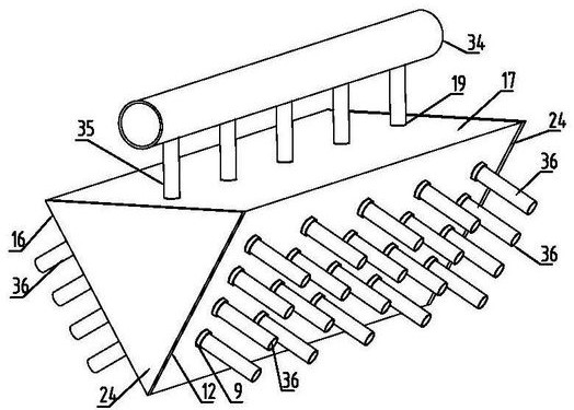 Hot flue gas purification and waste heat power generation integrated device