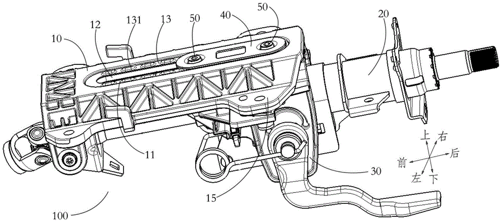 Steering column crush energy absorbing assembly for vehicle and automobile having same