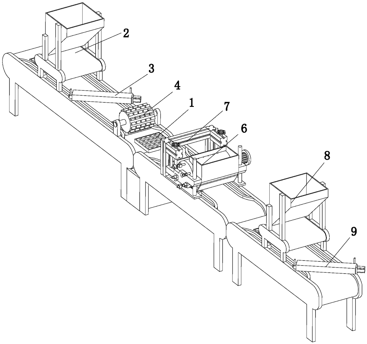 Accurate seed dropping device for vegetable seedling culture